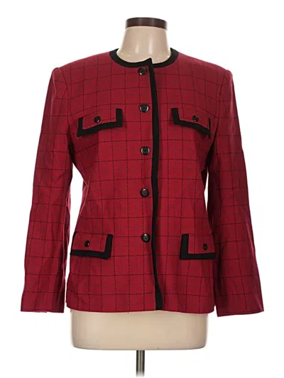 Pre-owned Kasper A.s.l. Jacket In Red