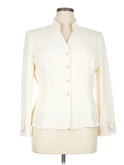 Pre-owned Kasper A.s.l. Jacket In White