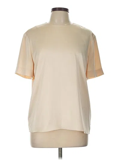Pre-owned Kasper A.s.l. Short Sleeve T-shirt In Ivory