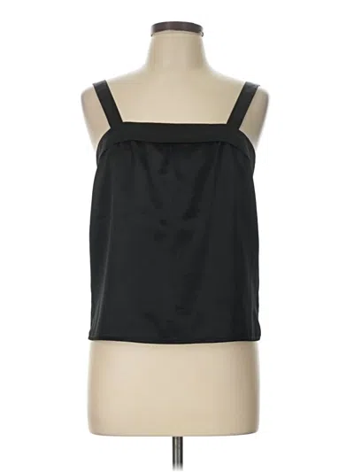Pre-owned Kasper A.s.l. Sleeveless Blouse In Black