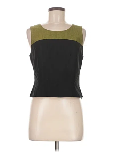 Pre-owned Kasper A.s.l. Sleeveless Top Green Strapless Neckline Tops