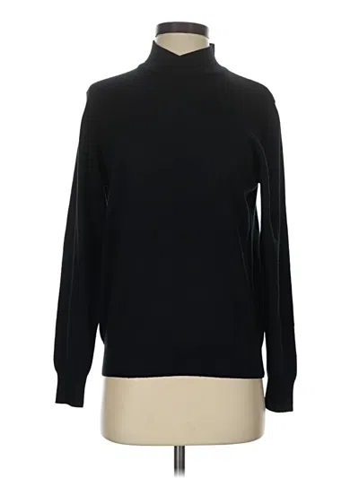 Pre-owned Kasper A.s.l. Turtleneck Sweater In Black