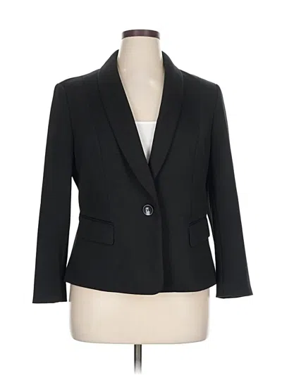 Pre-owned Kasper Blazer Jacket In Black