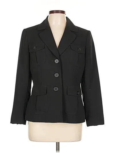 Pre-owned Kasper Blazer Jacket In Black
