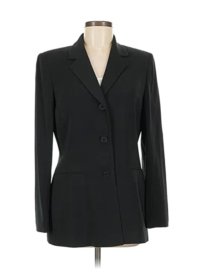 Pre-owned Kasper Blazer Jacket In Black