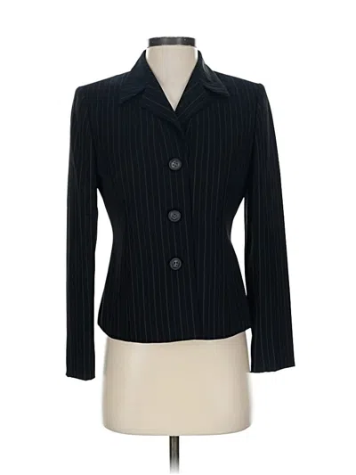 Pre-owned Kasper Blazer Jacket In Black