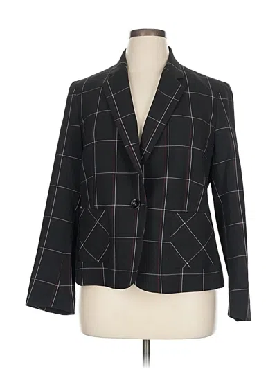 Pre-owned Kasper Blazer Jacket In Black