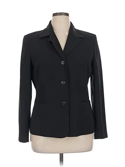 Pre-owned Kasper Blazer Jacket In Black
