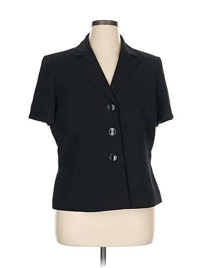 Pre-owned Kasper Blazer Jacket In Black
