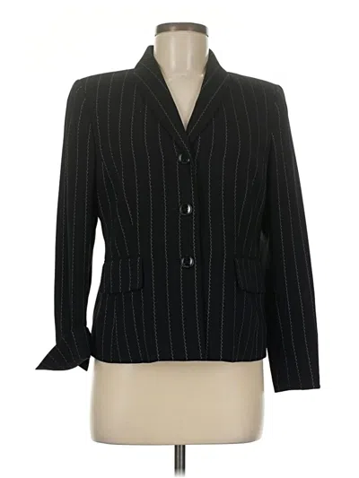 Pre-owned Kasper Blazer Jacket In Black