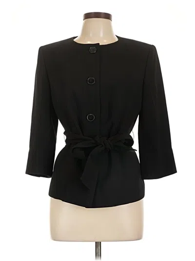Pre-owned Kasper Blazer Jacket In Black