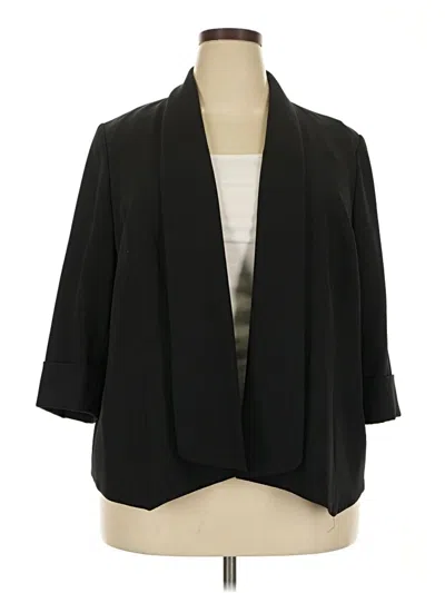 Pre-owned Kasper Blazer Jacket In Black