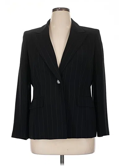 Pre-owned Kasper Blazer Jacket In Black