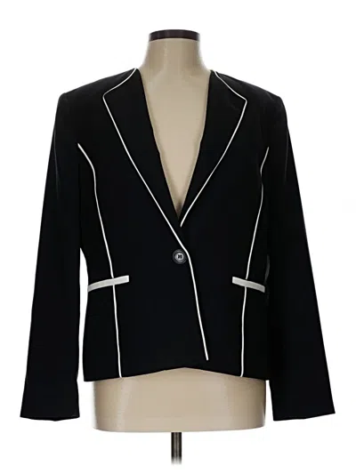 Pre-owned Kasper Blazer Jacket In Black