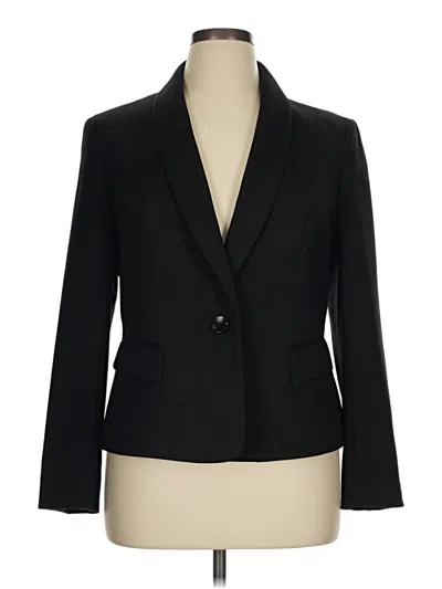Pre-owned Kasper Blazer Jacket In Black