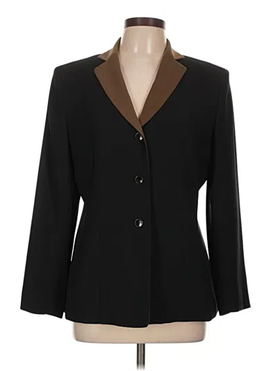 Pre-owned Kasper Blazer Jacket In Black