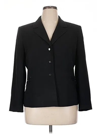 Pre-owned Kasper Blazer Jacket In Black