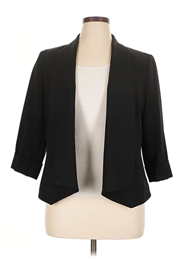 Pre-owned Kasper Blazer Jacket In Black