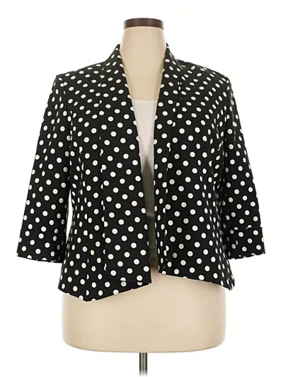 Pre-owned Kasper Blazer Jacket In Black