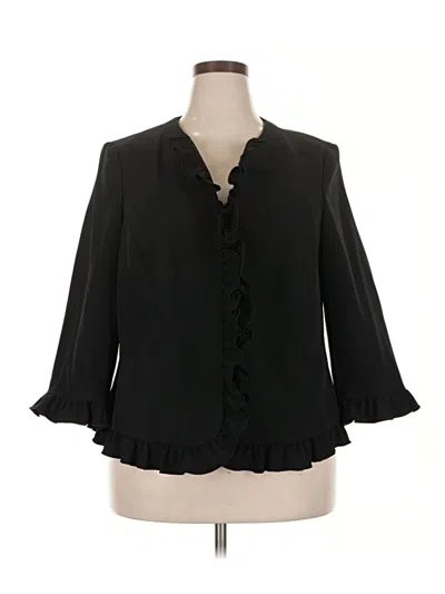 Pre-owned Kasper Blazer Jacket In Black