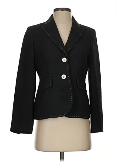 Pre-owned Kasper Blazer Jacket In Black