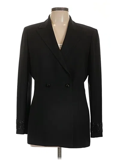 Pre-owned Kasper Blazer Jacket In Black