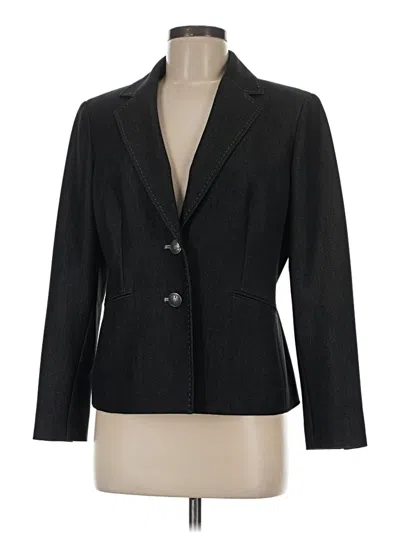 Pre-owned Kasper Blazer Jacket In Black