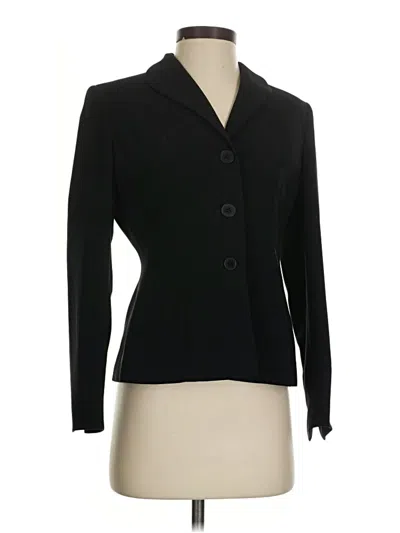 Pre-owned Kasper Blazer Jacket In Black