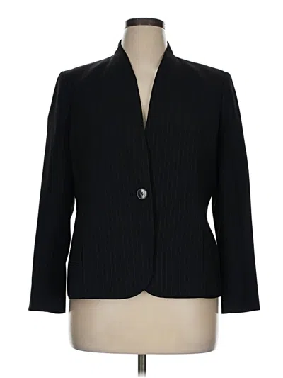 Pre-owned Kasper Blazer Jacket In Black