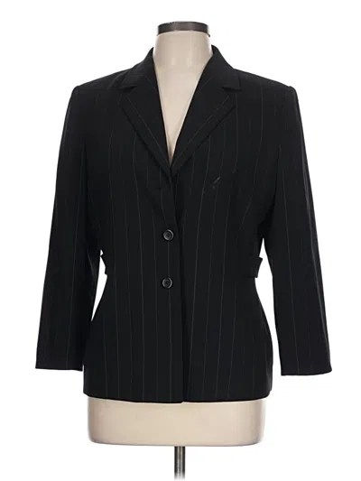 Pre-owned Kasper Blazer Jacket In Black