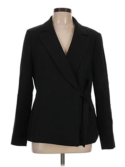Pre-owned Kasper Blazer Jacket In Black