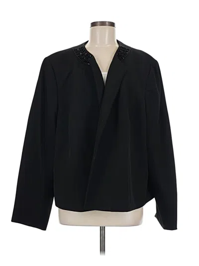 Pre-owned Kasper Blazer Jacket In Black