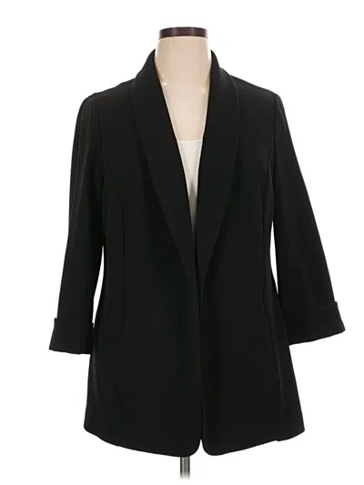 Pre-owned Kasper Blazer Jacket In Black
