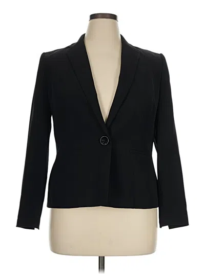 Pre-owned Kasper Blazer Jacket In Black