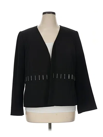 Pre-owned Kasper Blazer Jacket In Black
