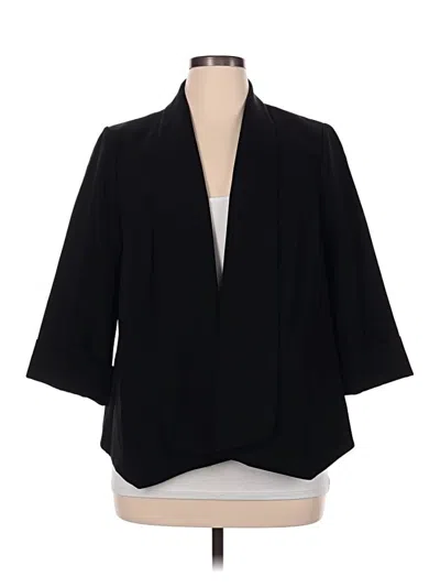 Pre-owned Kasper Blazer Jacket In Black
