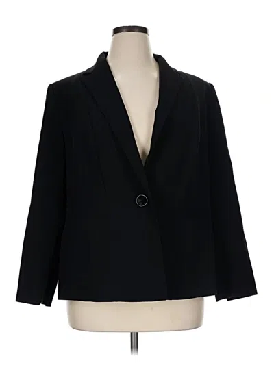 Pre-owned Kasper Blazer Jacket In Black