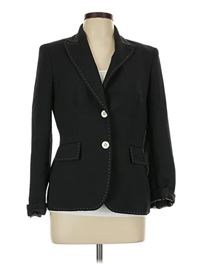 Pre-owned Kasper Blazer Jacket In Black