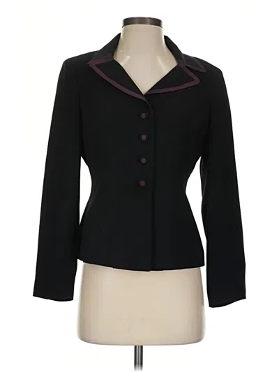 Pre-owned Kasper Blazer Jacket In Black