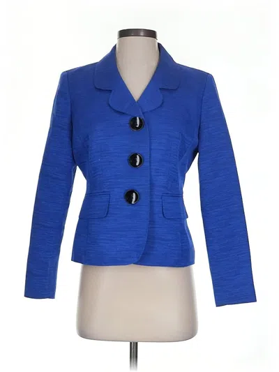 Pre-owned Kasper Blazer Jacket In Blue