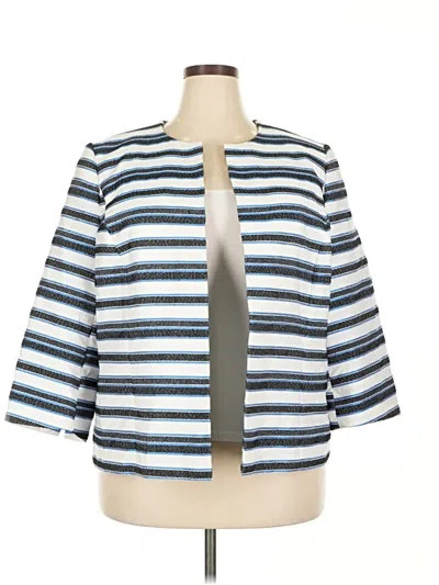 Pre-owned Kasper Blazer Jacket In Blue