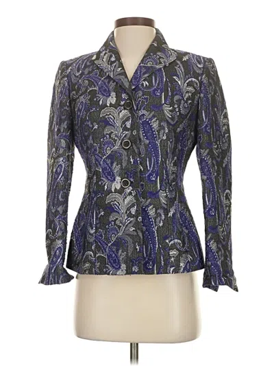 Pre-owned Kasper Blazer Jacket In Blue