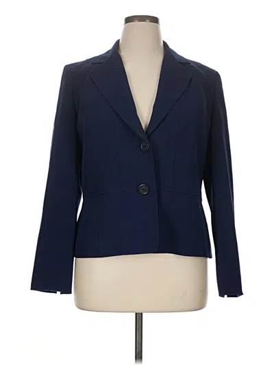 Pre-owned Kasper Blazer Jacket In Blue