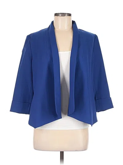Pre-owned Kasper Blazer Jacket In Blue