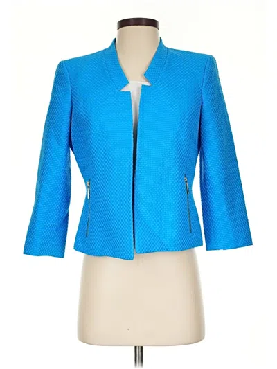 Pre-owned Kasper Blazer Jacket In Blue