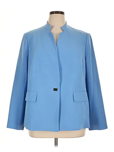 Pre-owned Kasper Blazer Jacket In Blue