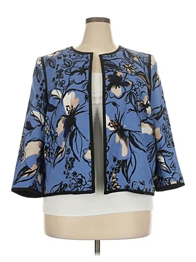 Pre-owned Kasper Blazer Jacket In Blue