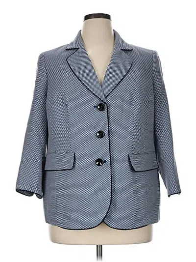 Pre-owned Kasper Blazer Jacket In Blue