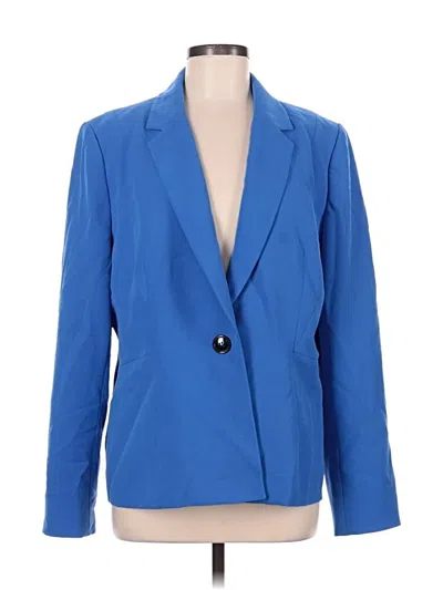 Pre-owned Kasper Blazer Jacket In Blue