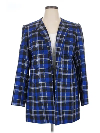 Pre-owned Kasper Blazer Jacket In Blue